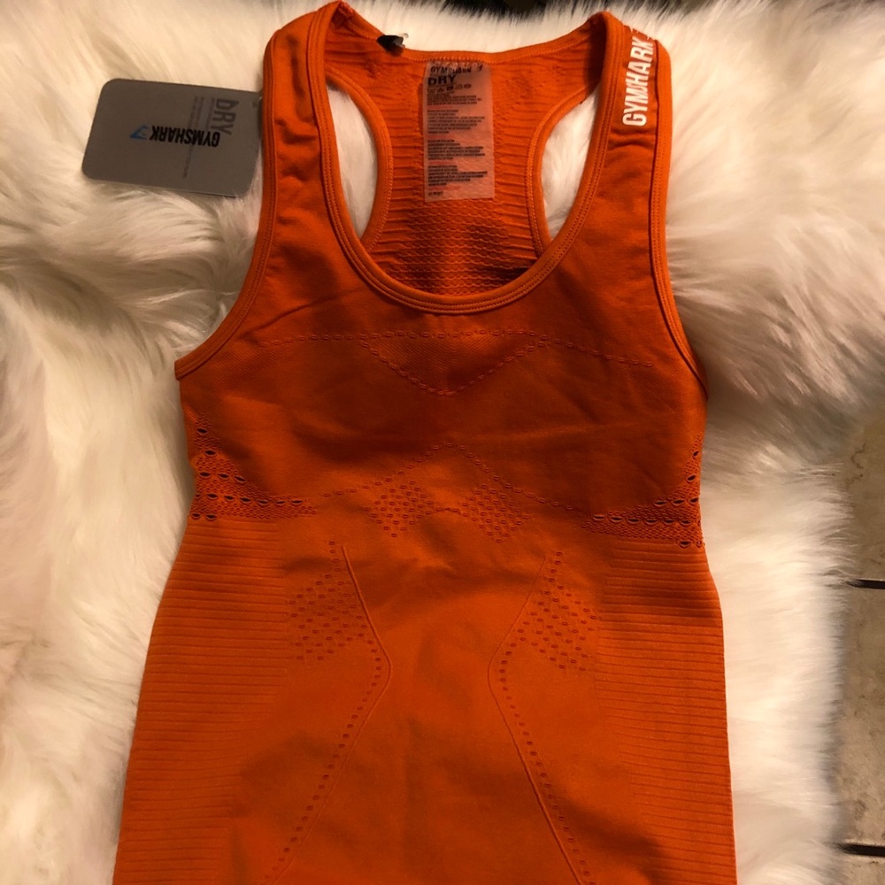 Gymshark orange top